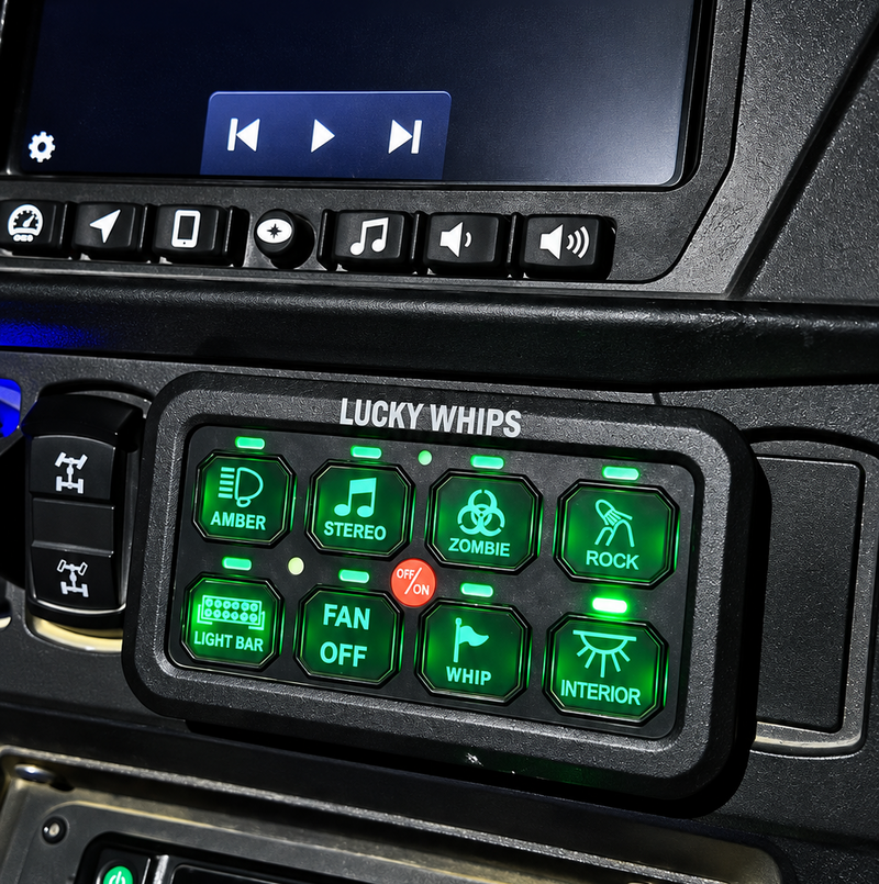 8 GANG SWITCH PANEL