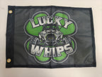 Lucky Whips flag featuring bold colors and detailed design, perfect for display or decorative use.