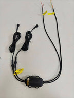 Lucky Whips RGB module harness with multiple connectors and wiring for lighting installations, shown in a close-up image.