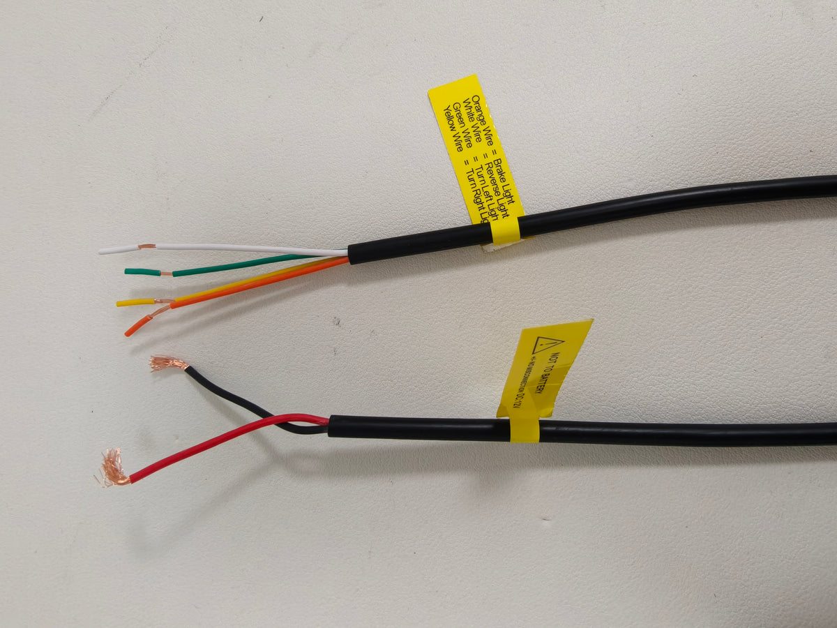 Lucky Whips RGB module harness with multiple connectors, designed for customizable lighting and electronic projects.
