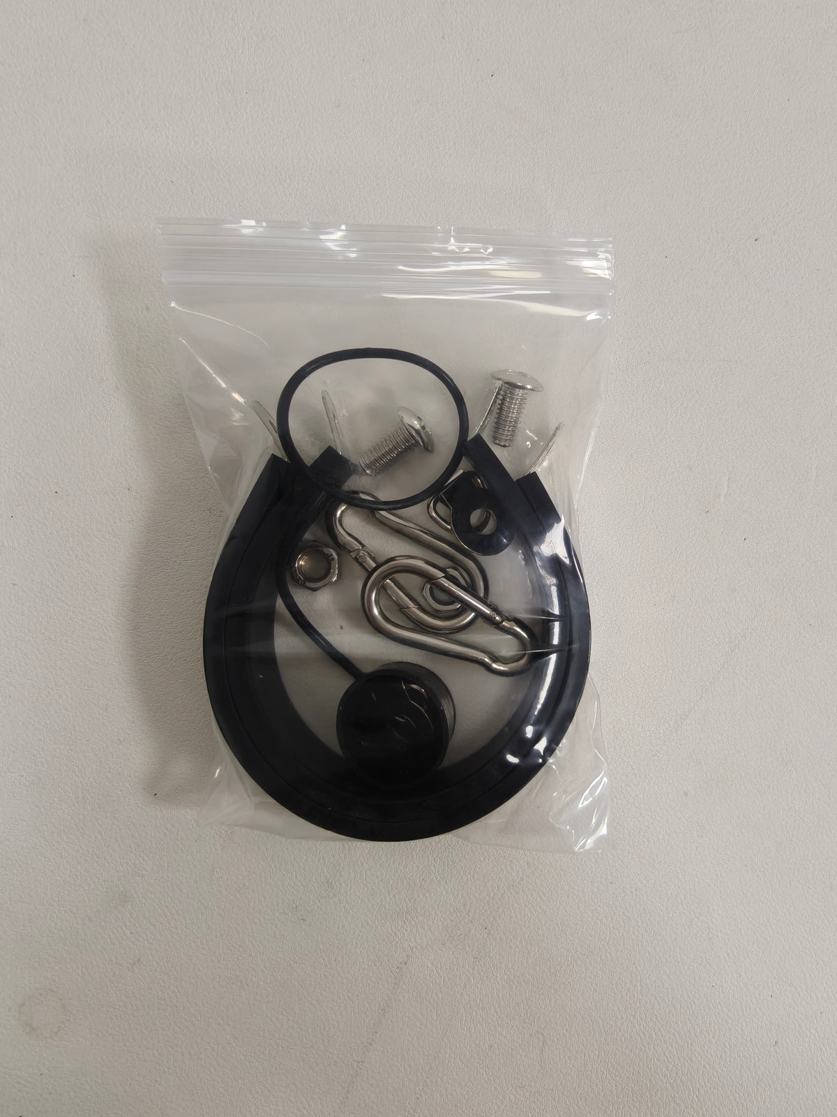 Lucky Whips XTREME Flag Clip and Dust Cap Kit showing durable clips and dust covers for flag installation and protection.