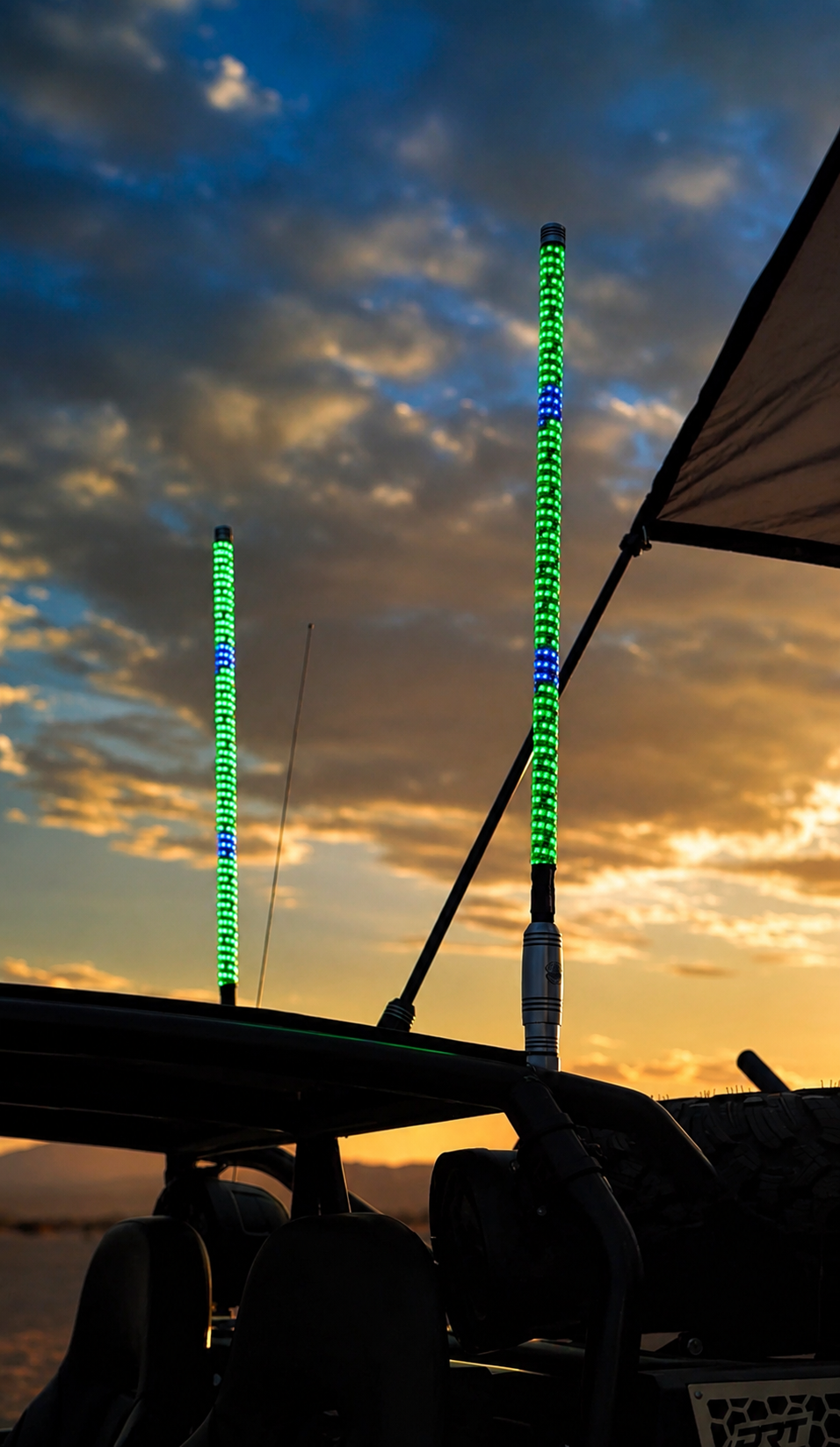 OG PRO 2.0 SAFETY LED WHIPS