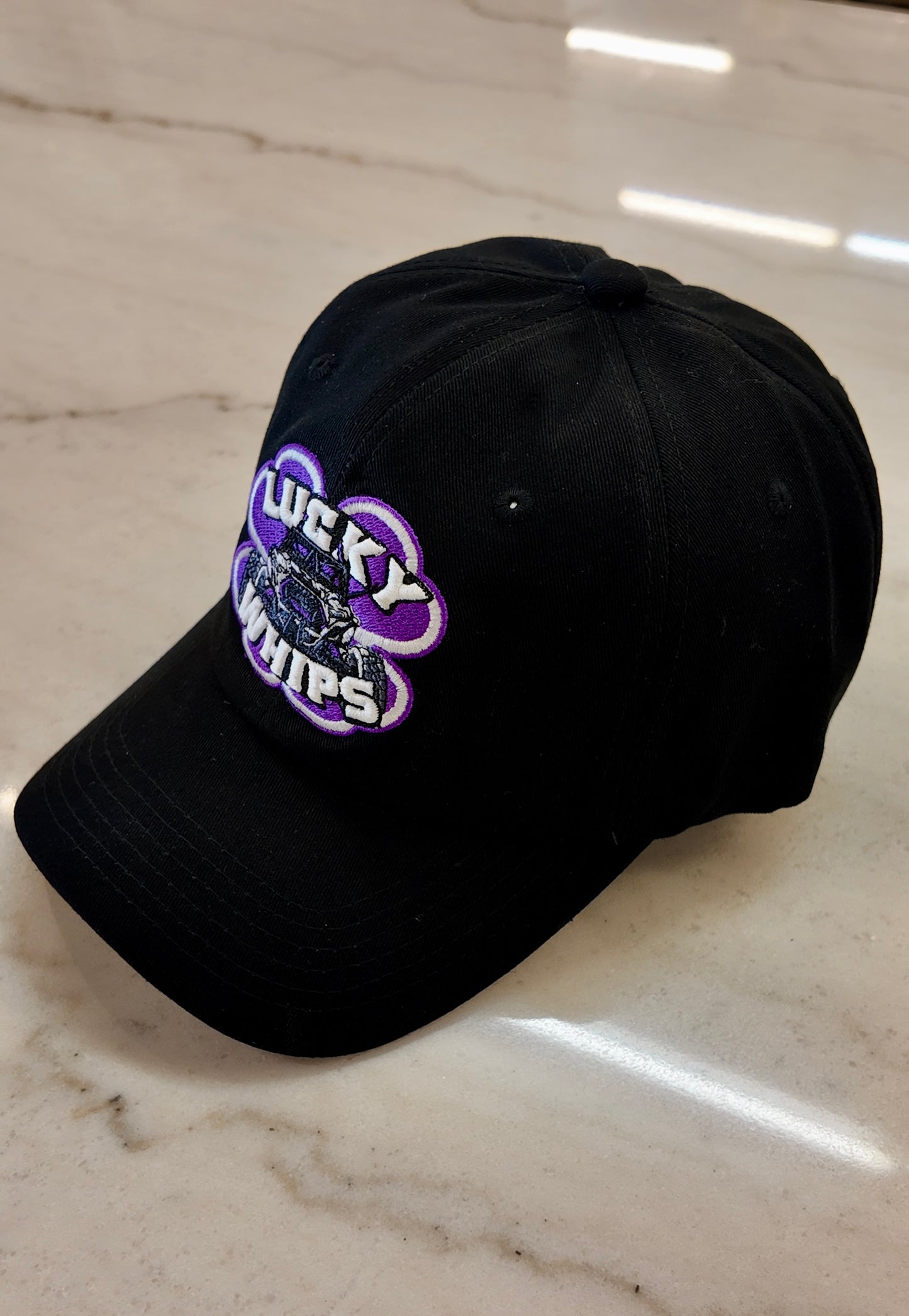 Dad Hat- Purple Logo