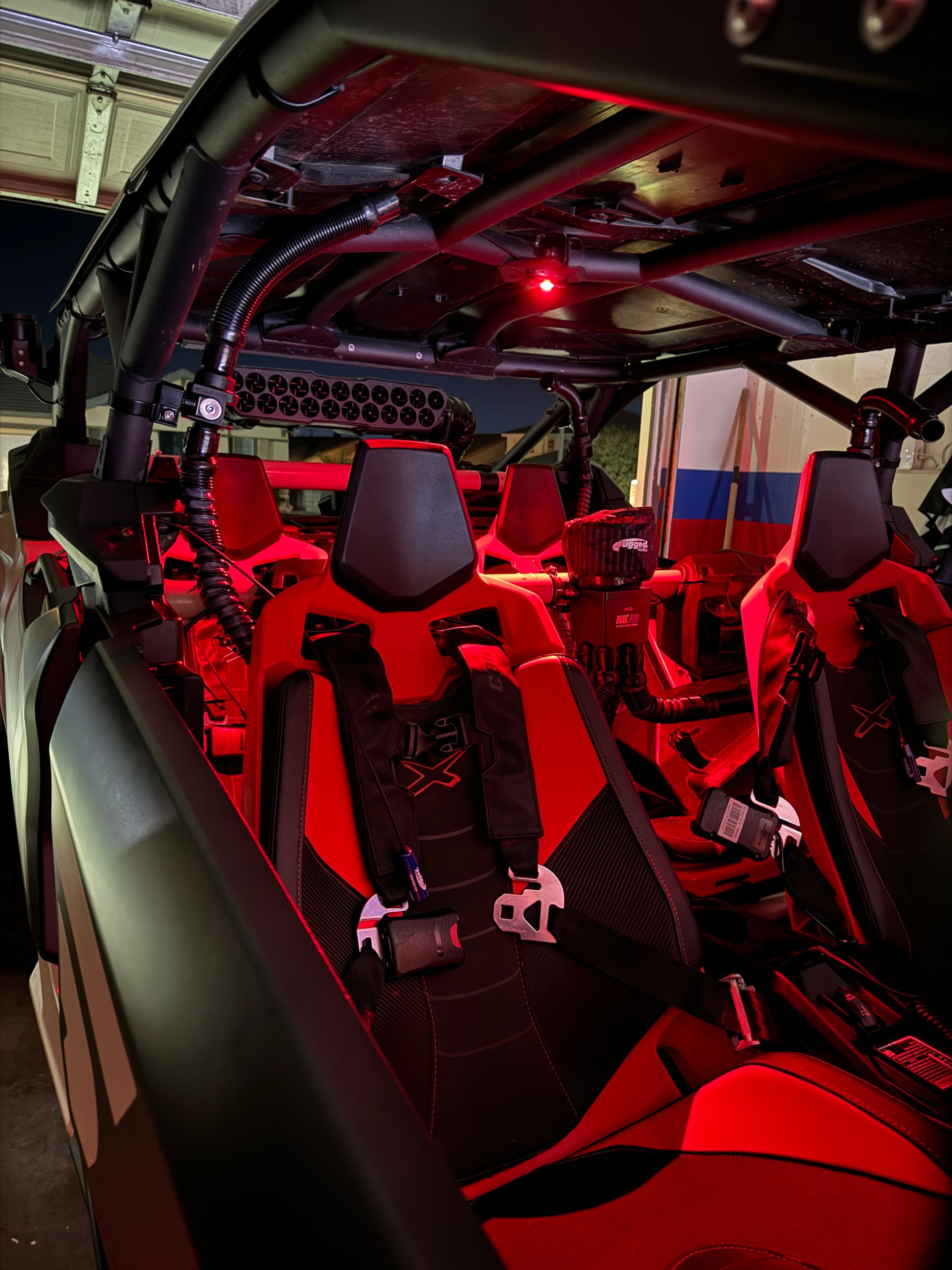 Lucky Whips dome lights featuring a sleek design with vibrant colors, ideal for enhancing outdoor spaces.