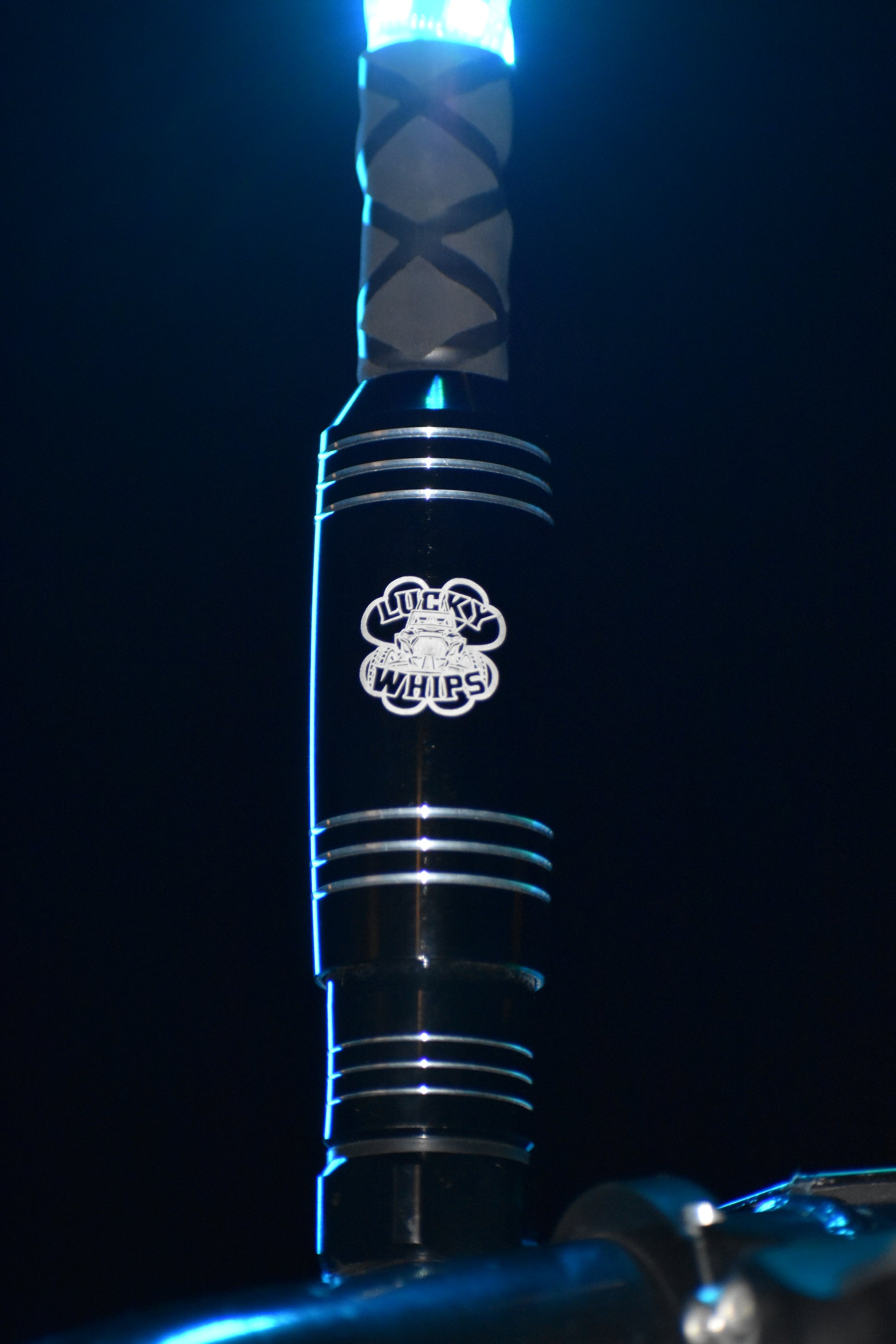 Lucky Whips OG PRO WHIPS featuring a sleek design and vibrant colors, ideal for enhancing your riding experience.
