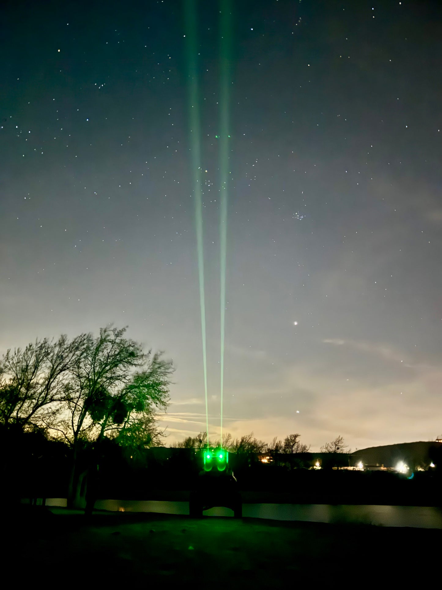 Colorful RGB laser whips by Lucky Whips, showcasing vibrant lights and flexible design for dynamic performances.