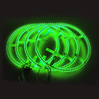 RGB wheel ring lights by Lucky Whips featuring dual wheel design with vibrant, colorful lighting for cars or bikes.