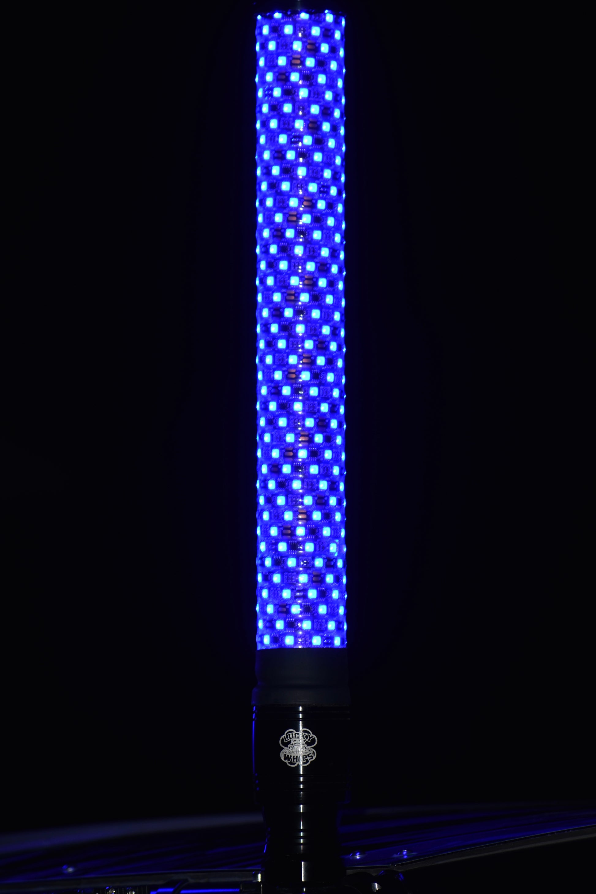 Lucky Whips XTREME 2FT FAT WHIPS showcasing vibrant colors and thick design for enhanced performance during use.