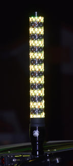 Lucky Whips XTREME 2FT Fat Whips in vibrant colors, showing close-up of soft, flexible rubber whip with textured handle.