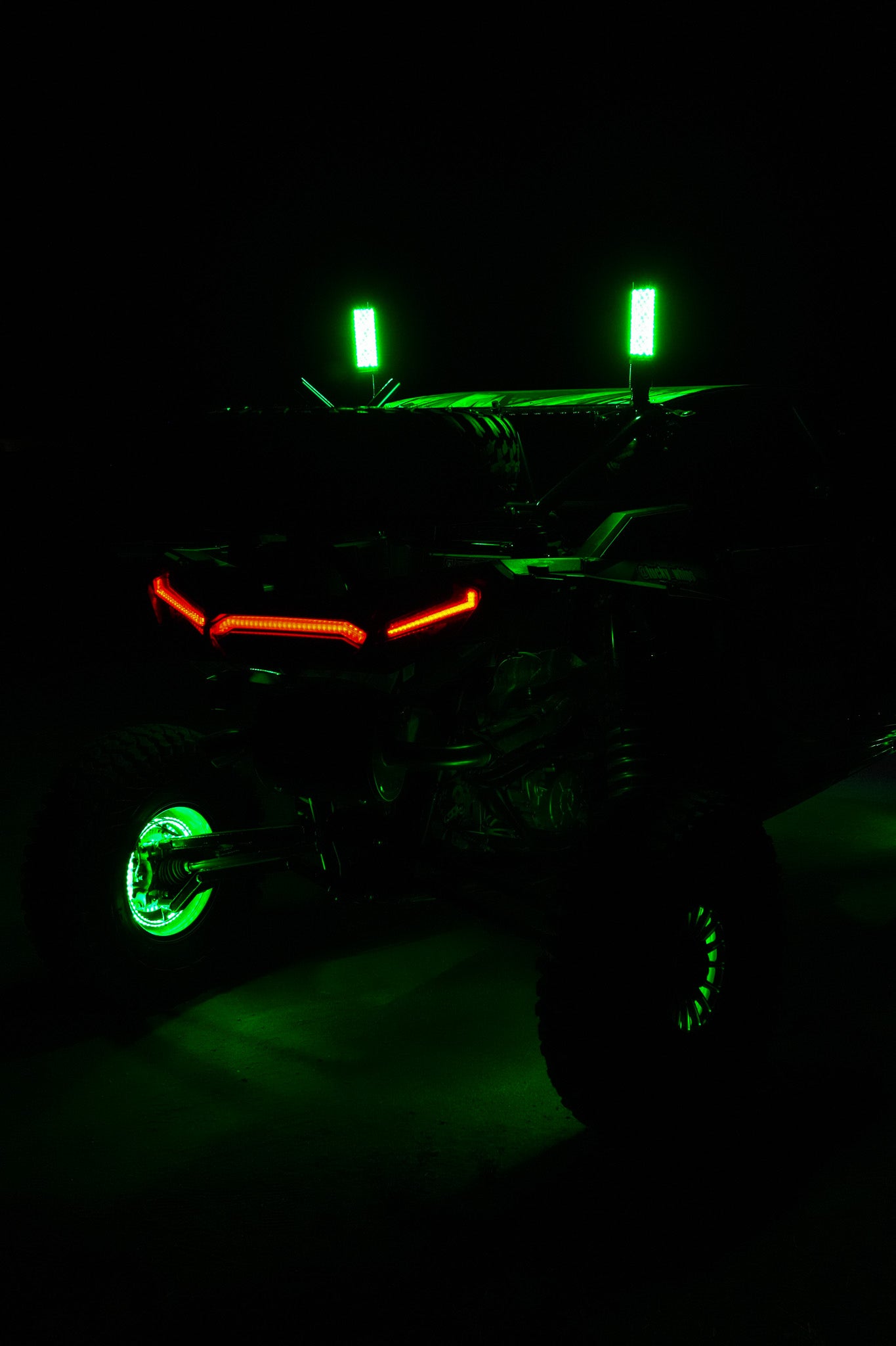 Lucky Whips XTREME 2FT FAT WHIPS in vibrant colors, showcasing a thick, durable design ideal for various uses.