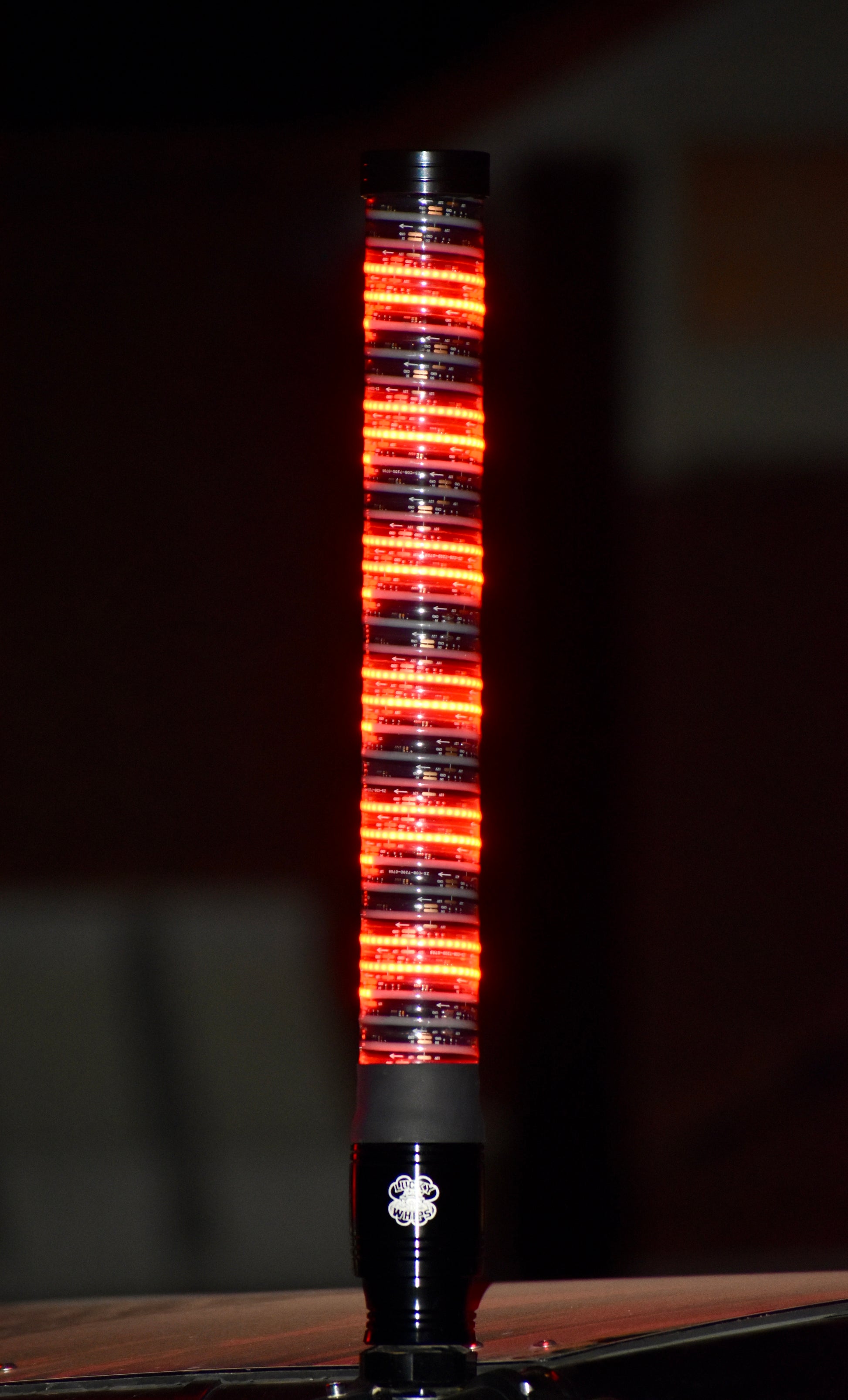 Xtreme G3 Fat Whips by Lucky Whips in vibrant colors, showcasing the thick, durable whips ideal for outdoor fun.