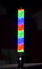 Xtreme G3 Fat Whips by Lucky Whips, 1-foot colorful plastic whips with textured handles and flexible tails.