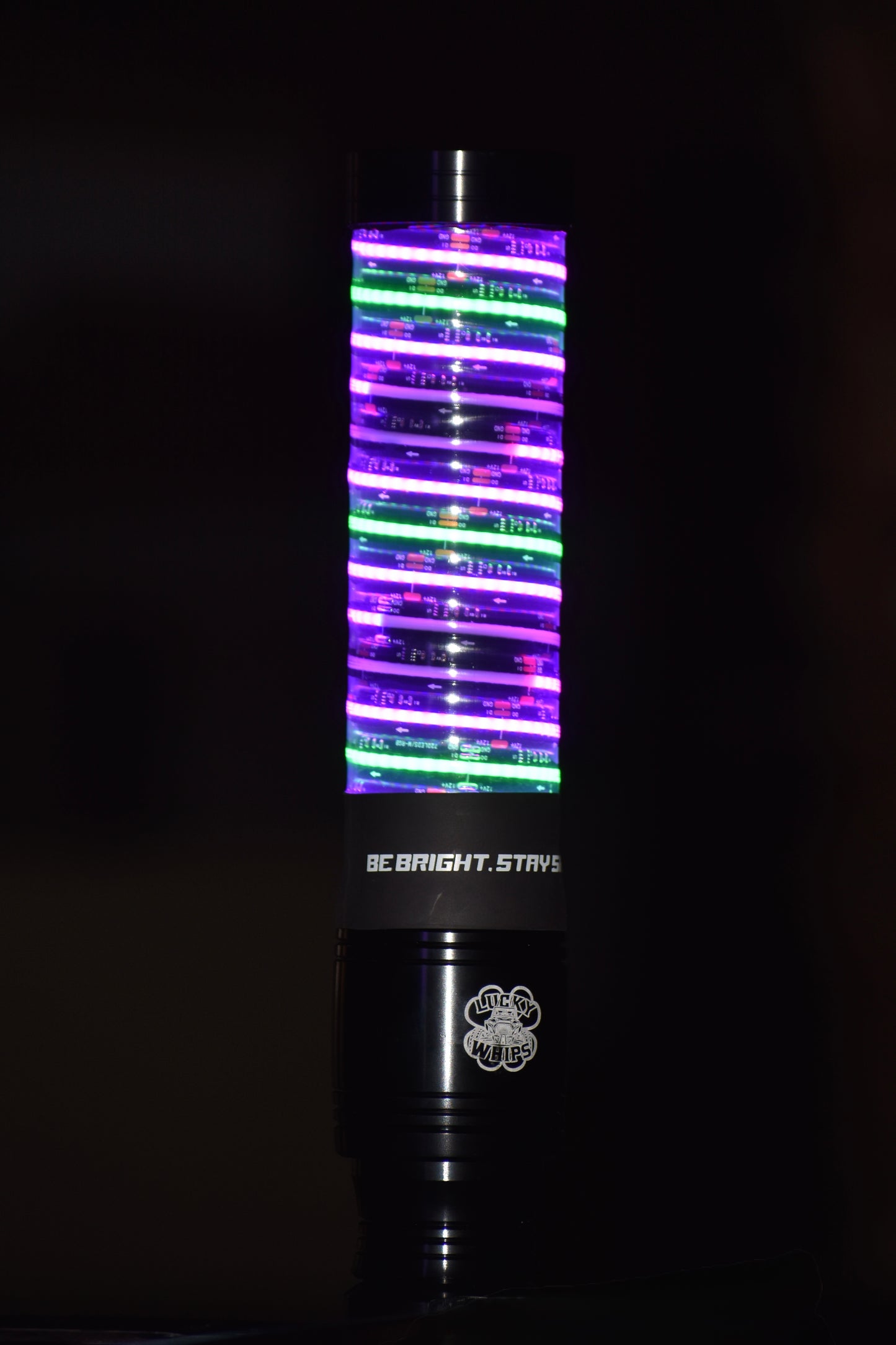 Xtreme G3 Fat Whips by Lucky Whips in vibrant colors, showcasing thick, durable handles and flexible whip tails.