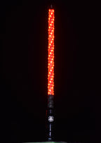 2-foot OG WHIPS LED Whips by My Store, flexible colorful light-up whip for vehicles or events, shown in vibrant illumination.